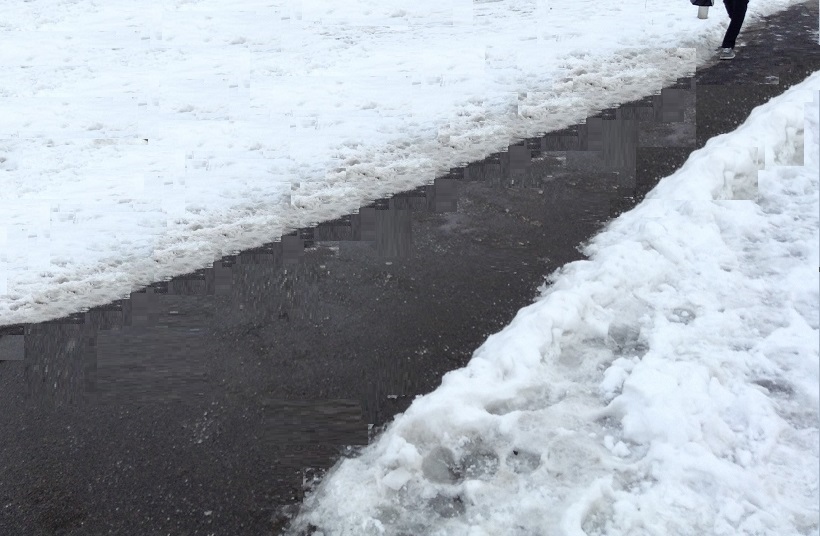 Snow cleared from path